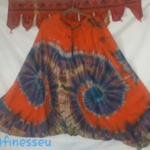 Tie Dye Harem Pants w/Pockets